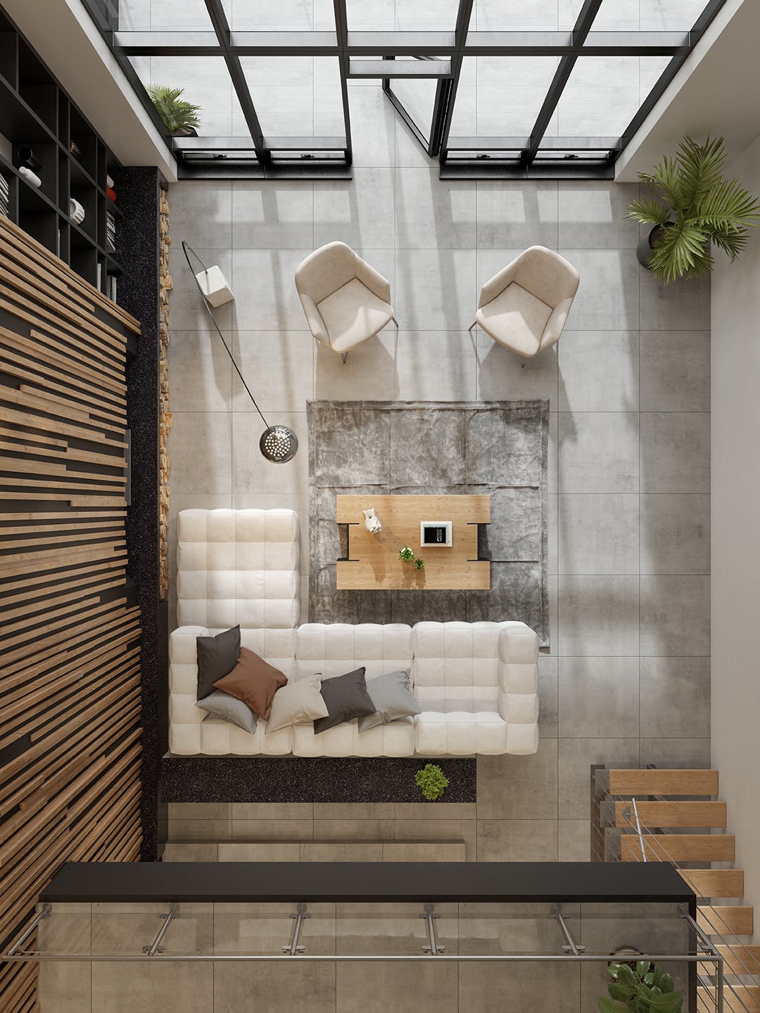 minimalist interior of a modern condo