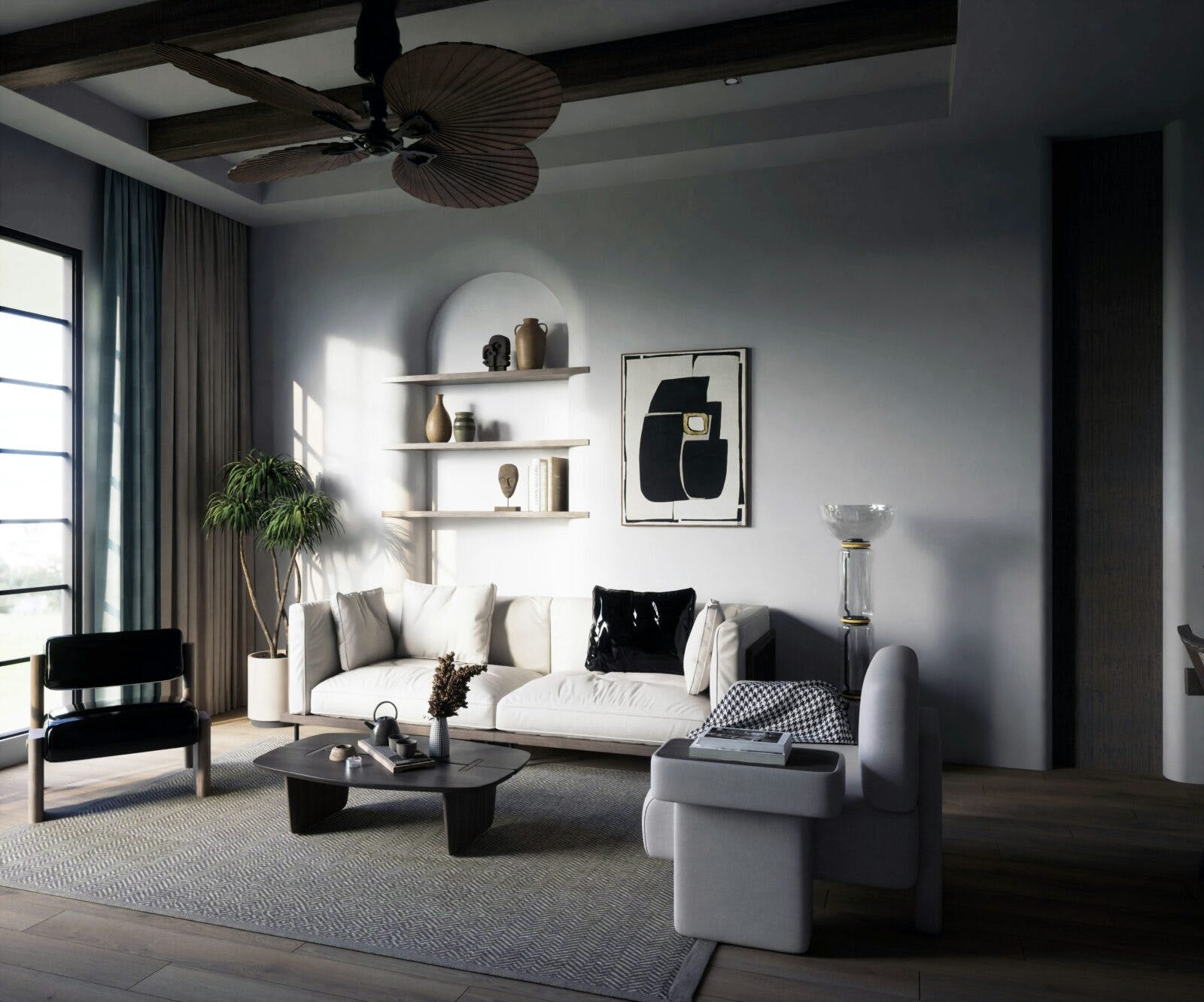 grey livingroom