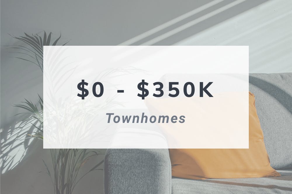 $0 -$350K townhomes