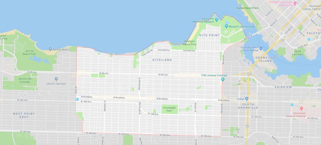 Kitsilano G Map