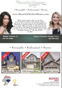 Coopers Crossing Airdrie Home Sales