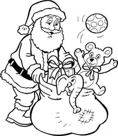 Christmas Coloring Pages Christmas Tree Coloring Pages Santa with regard to Santa Clause Coloring Page